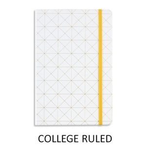 A5 GEOMETRY GOLDEN BLOCKING COVER(COLLEGE RULED)